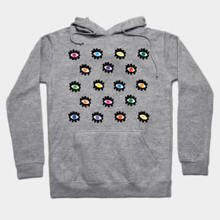 Aesthetic Eye Pattern by Courtney Graben Hoodie